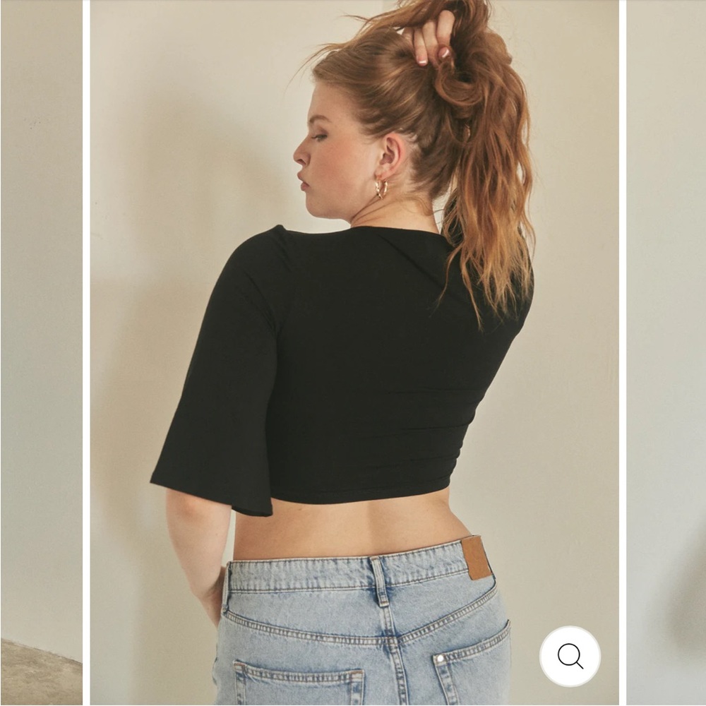 Klassy Network RESORT BRAMI (CROP) black - Picture 3 of 11